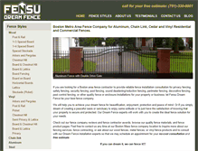 Tablet Screenshot of dreamfence.com